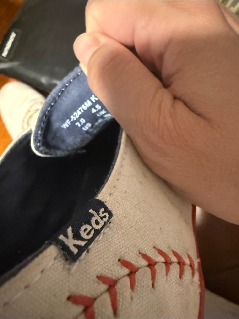 Women’s EUC 7 baseball Keds sneakers - Picture 4 of 4